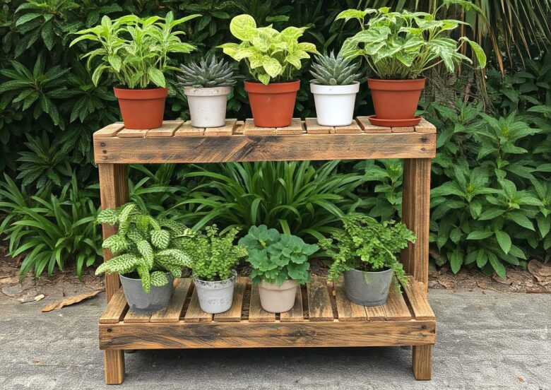 Construindo Estantes para Plantas com Madeira Reciclada em Apenas um Dia