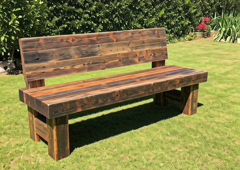 Transforme Sobras de Madeira em um Banco Rústico para Jardim
