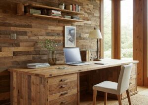 Como Usar Madeira Reciclada para Criar um Home Office Funcional e Sustentável