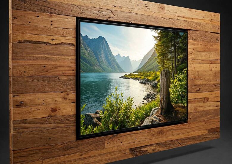 Passo a Passo para Criar um Painel de TV Sustentável com Madeira Reciclada